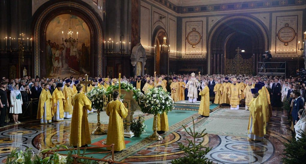В рождественских богослужениях приняли участие более 2,5 млн. россиян