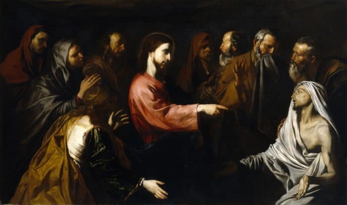 Лазарева суббота на картине Хосе де Риберы