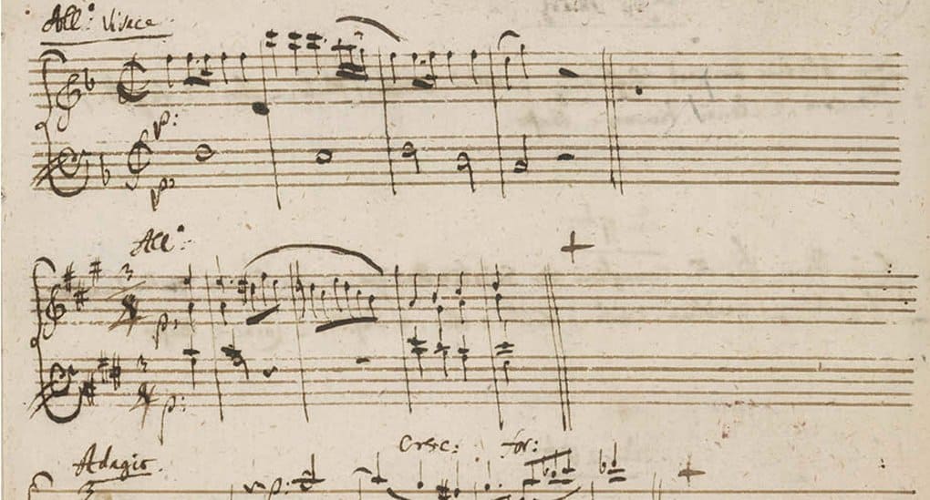 Опубликован последний музыкальный дневник Моцарта
