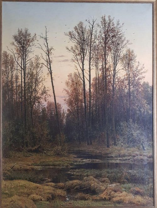 Картина Ивана Шишкина «Лес весной» оказалась «Осенью»