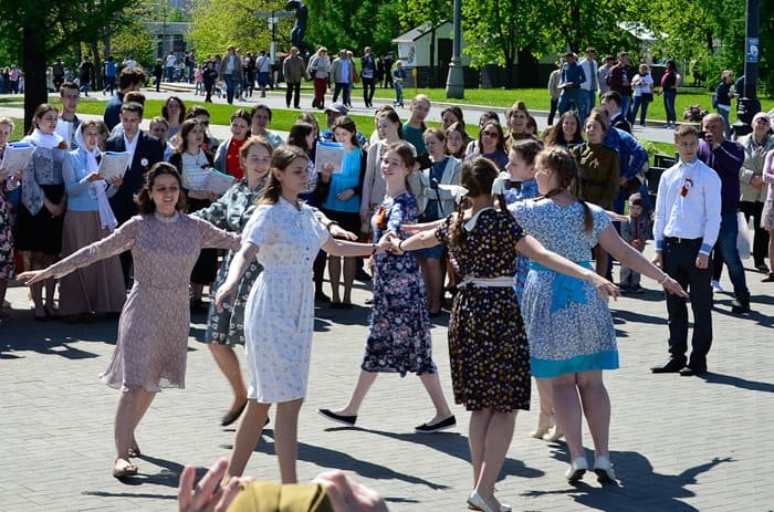 Студенты всех факультетов ПСТГУ отпраздновали День Победы
