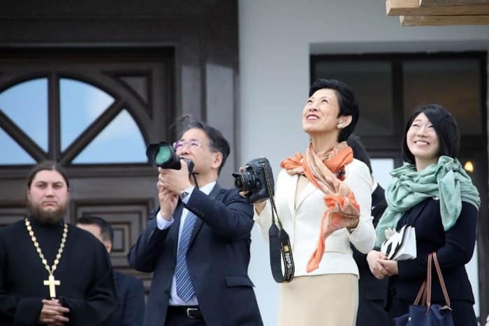 «Это особое место»: японская принцесса посетила Храм-Памятник на Крови в Екатеринбурге