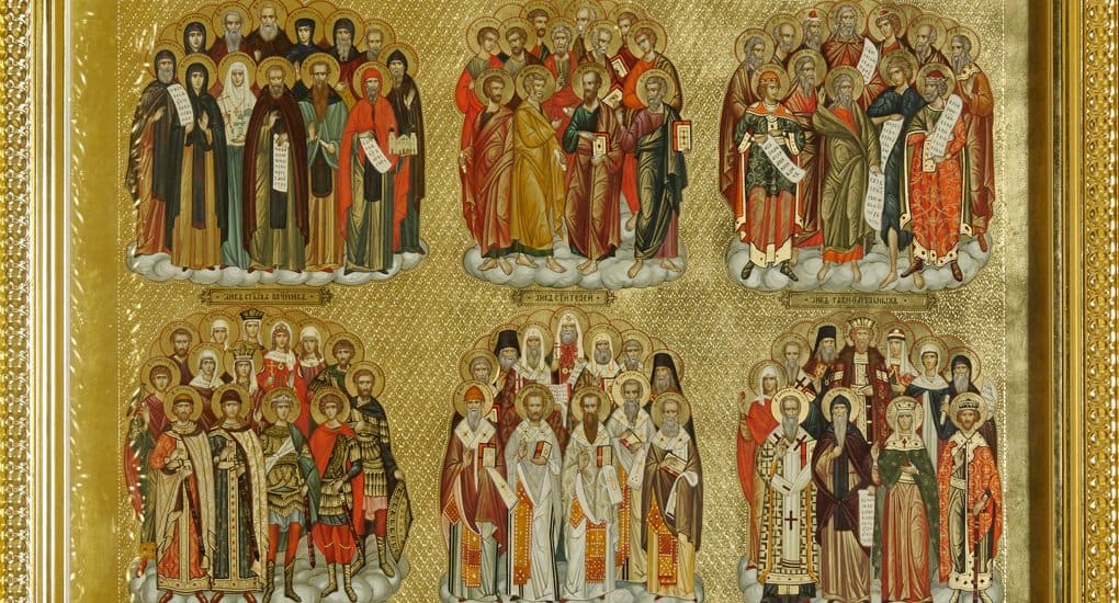 Изображают ли всех святых на одной иконе?