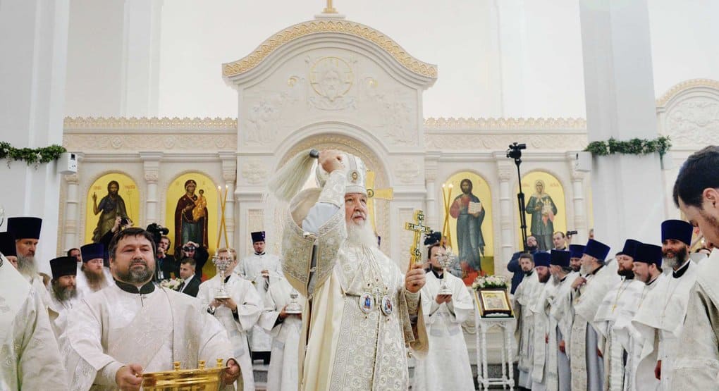Патриарх Кирилл освятил на севере Москвы храм блаженной Матроны