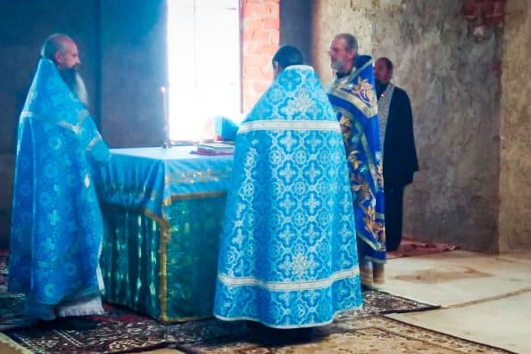 В сельском храме XIX века в Татарстане впервые за 85 лет совершили Литургию
