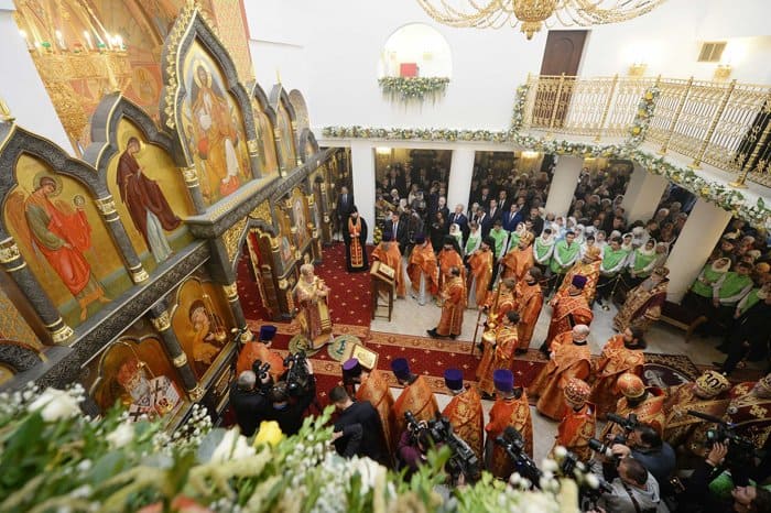 Патриарх Кирилл освятил в Норильске храм в честь новомучеников