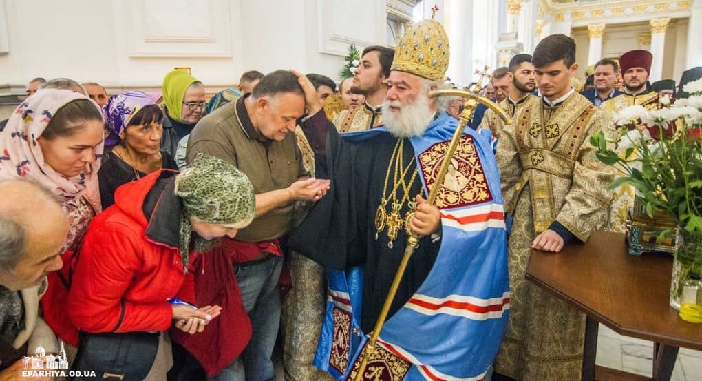 Патриарх Александрийский Феодор II призвал одесситов держаться митрополита Киевского Онуфрия