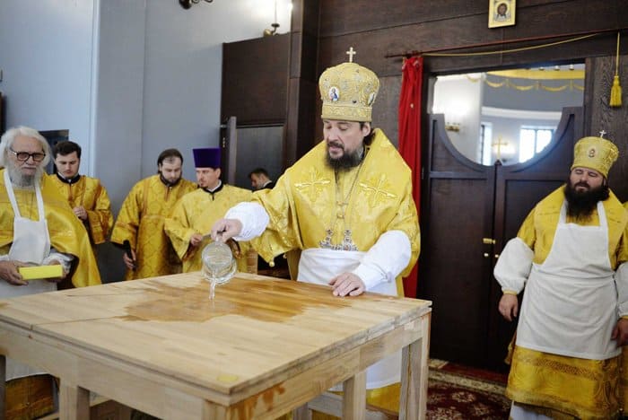 Патриарх Кирилл освятил храм Иннокентия Московского в Бескудникове