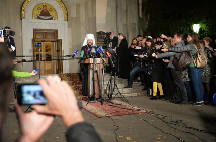 Русская Церковь разрывает евхаристическое общение с Константинопольской Церковью