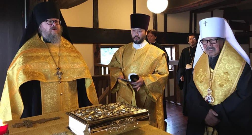 В первом православном монастыре Японии отслужили благодарственный молебен