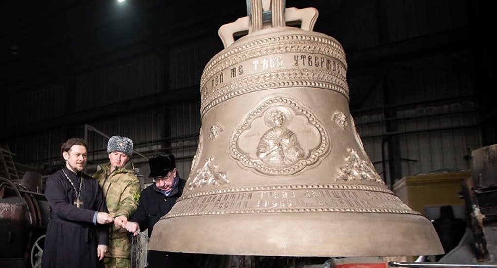 В Жуковском впервые зазвучали колокола главного храма Росгвардии