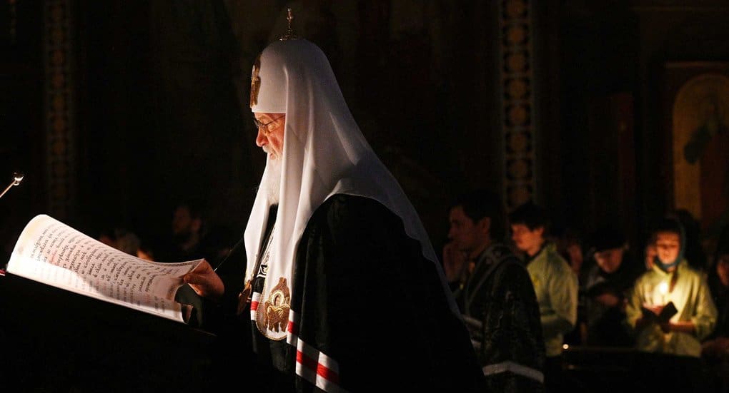 Патриарх Кирилл начал 4-х дневное чтение канона Андрея Критского
