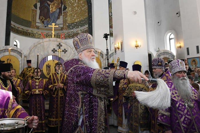 Патриарх Кирилл освятил в Москве храм святителя Стефана Пермского