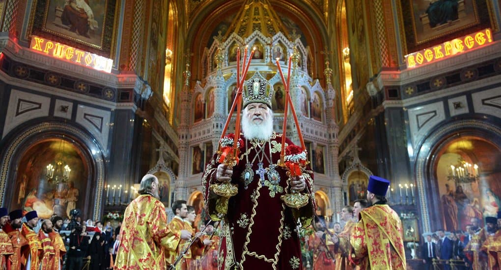 Пасхальную службу, которую возглавит патриарх Кирилл, покажут онлайн