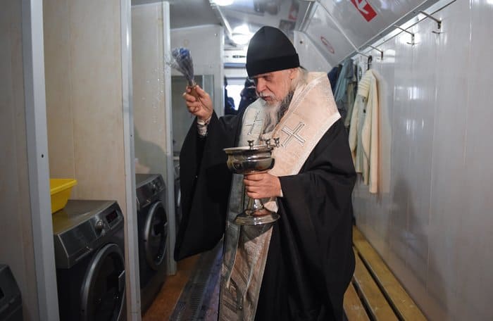 Прачечную для бездомных открыла в Москве служба «Милосердие»