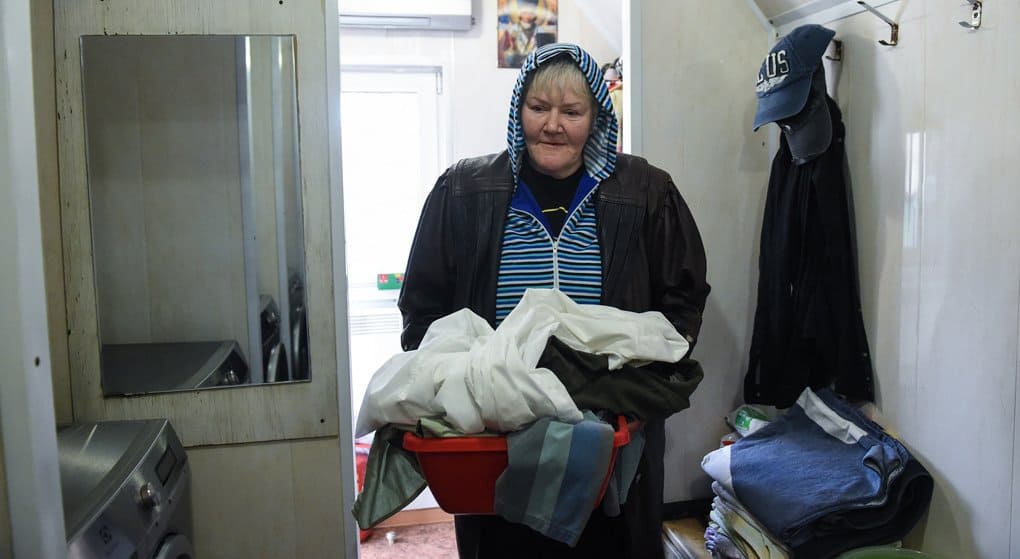 Прачечную для бездомных открыла в Москве служба «Милосердие»
