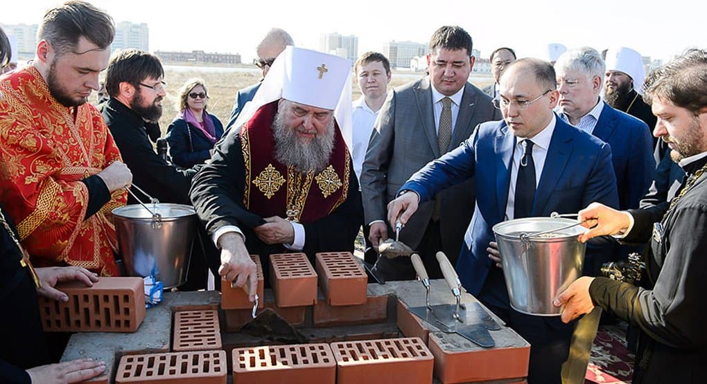 В Нур-Султане заложили храм в честь всех святых Казахстана