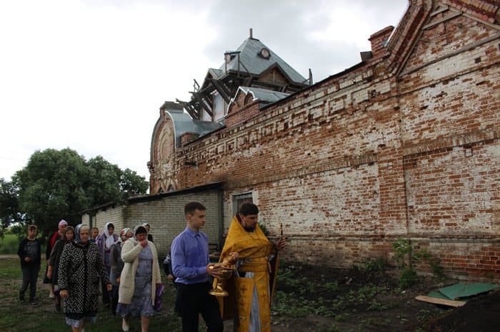 Первую Литургию с начала реставрации совершили в единственном в России храме святой Аллы