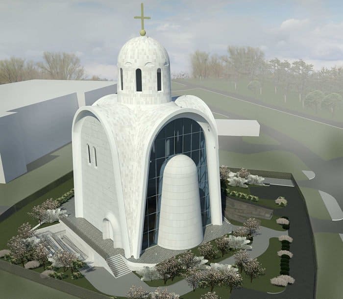 Проект московского храма со стеклянной стеной победил в престижном международном конкурсе