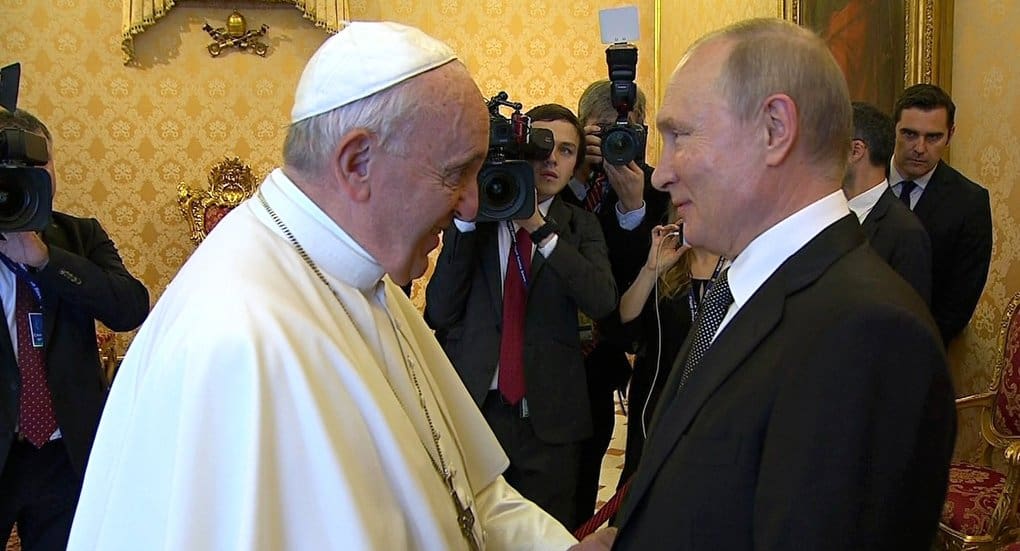 Владимир Легойда назвал «важной и полезной» встречу Владимира Путина с Папой Римским Франциском