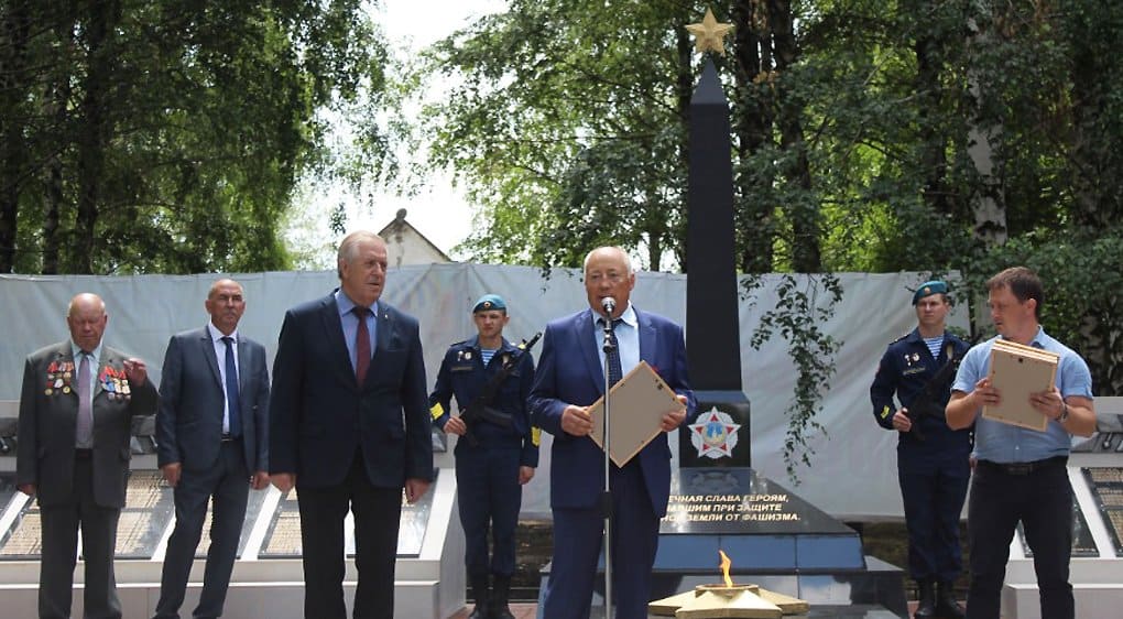 В тамбовской Ильинке увековечили память более 400 воинов Великой Отечественной