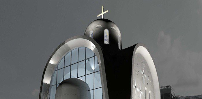 Проект московского храма со стеклянной стеной победил на международном конкурсе