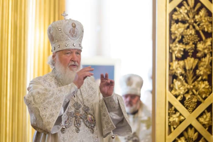 На Преображение Господне патриарх Кирилл помолился с верующими Санкт-Петербурга