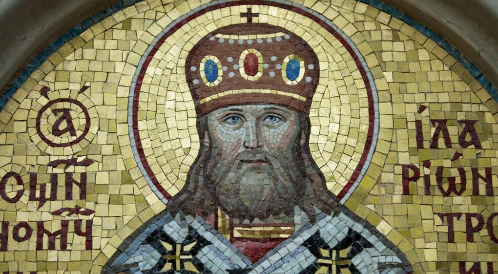На месте обретения мощей святого Илариона (Троицкого) установили икону-мозаику