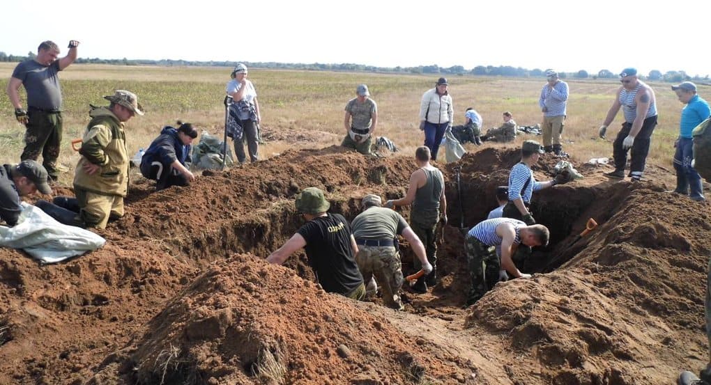 Останки 100 красноармейцев нашли на полях сражений в Псковской области
