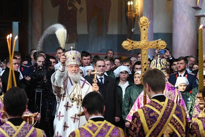 Патриарх Кирилл освятил в Самаре Софийский собор