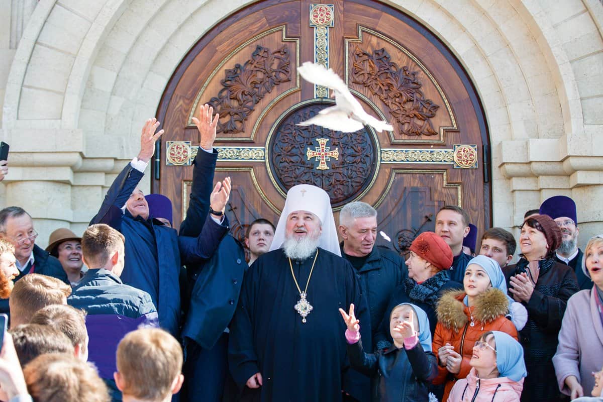 Служба на Благовещение во Владимире