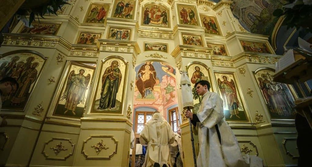 В Высоко-Петровском монастыре освятили обновленный храм Толгской иконы