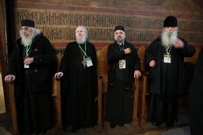 Делегация Архиепископии приходов русской традиции посетила Троице-Сергиеву лавру