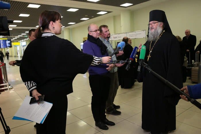 Прибытие домой: в Москве встретили делегацию Архиепископии приходов русской традиции