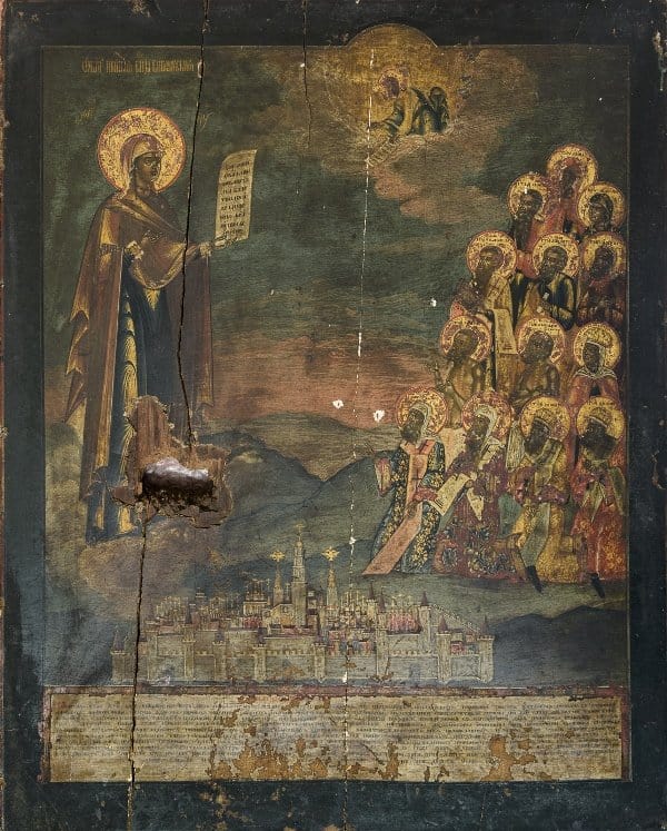 Уникальную икону XVIII века выкупил у ее владелицы Новгородский музей-заповедник