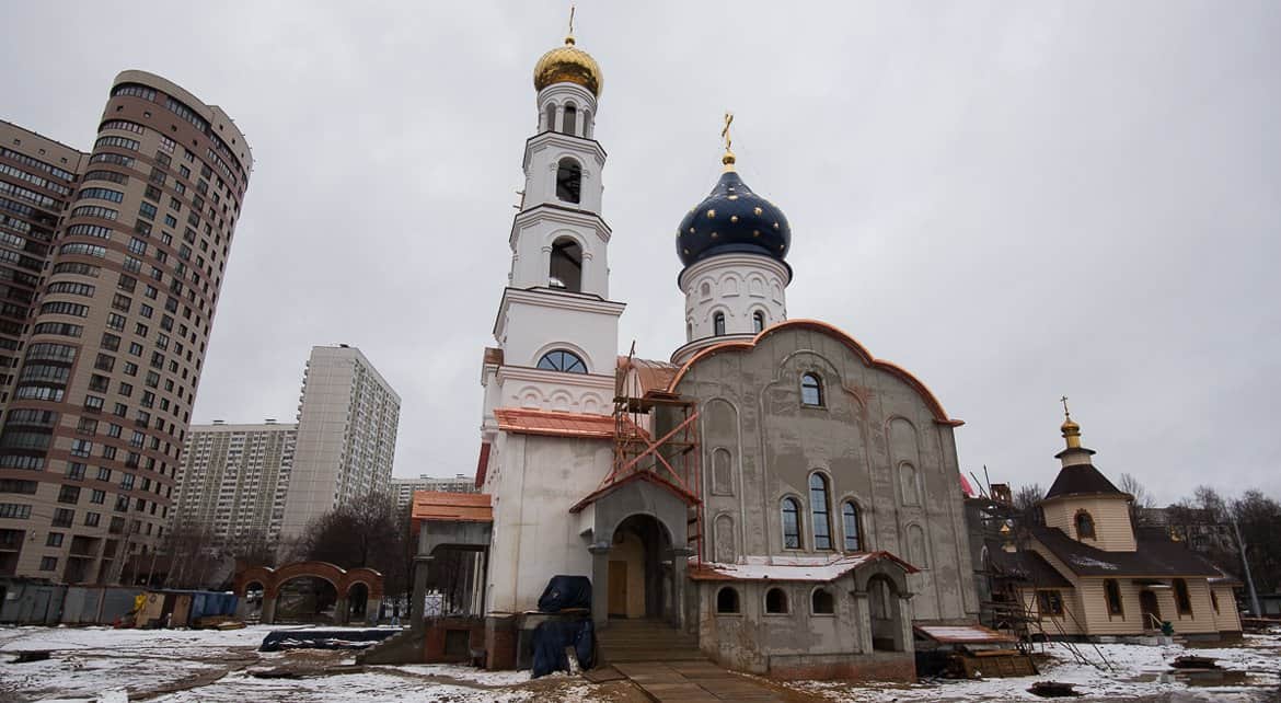 Ситуация с коронавирусом пока не влияет на строительство храмов в Москве