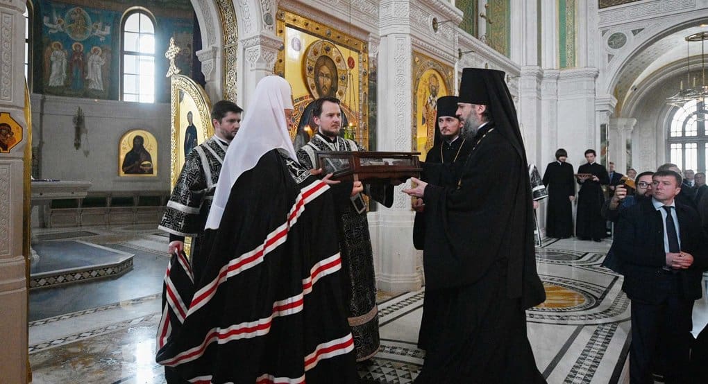 Сретенскому монастырю Москвы передали частицу мощей святого апостола Павла