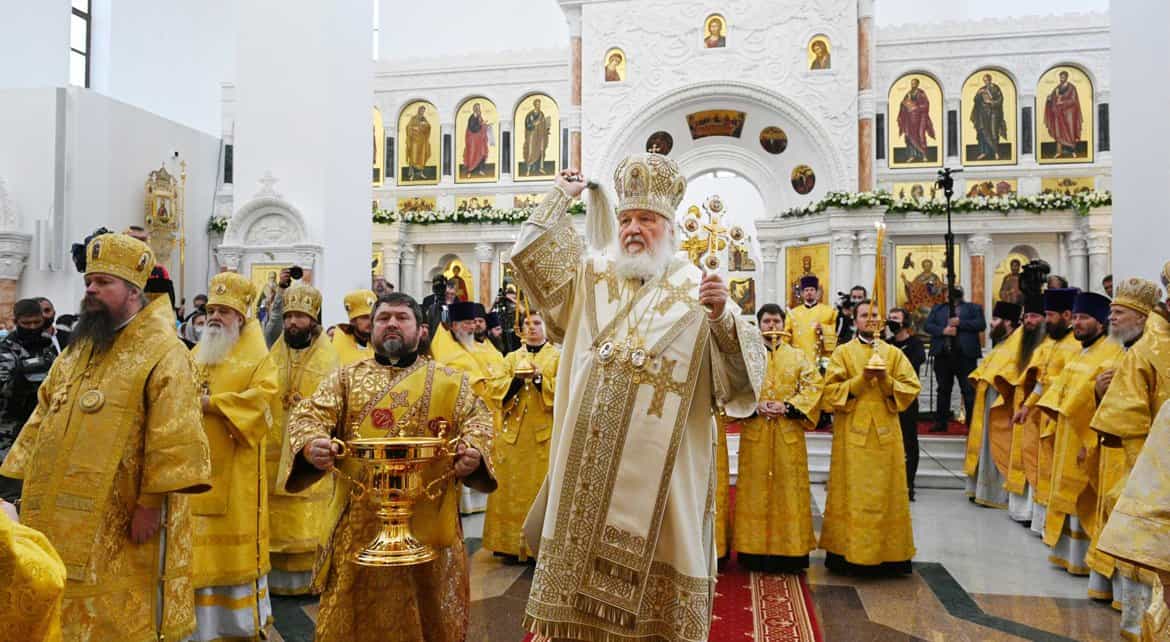 В Красногорске патриарх Кирилл освятил храм в честь Николая Чудотворца