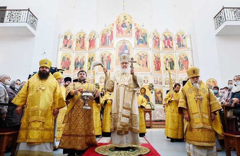 В Вешняках патриарх Кирилл освятил храм, который просили построить жители