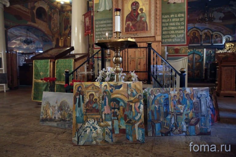 Благотворительный пленэр прошел в храме Феодора Студита в Москве