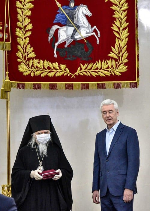 Епископ Орехово-Зуевский Пантелеимон награжден знаком отличия «За заслуги перед Москвой»