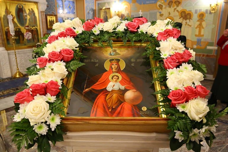 В Дивеевском монастыре освятили домовую церковь в честь Державной иконы