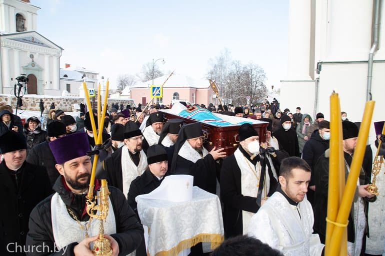 Почетного Патриаршего экзарха Беларуси митрополита Филарета похоронили в Жировичском монастыре
