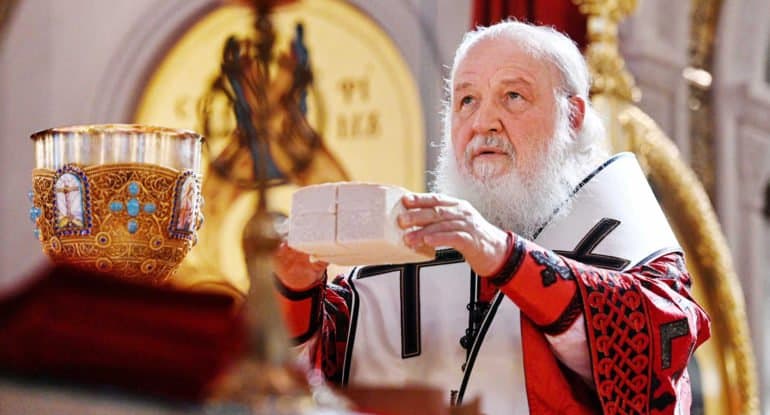 Патриарх Кирилл вознес особую молитву о Святой Руси