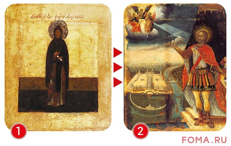 Древняя икона Александра Невского: почему воин изображен монахом?