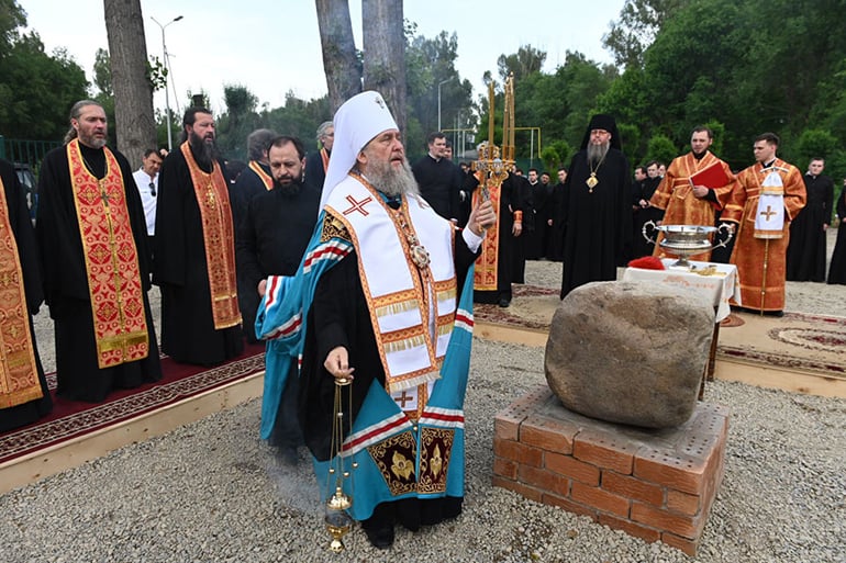 В Алма-Ате заложили памятник святому Александру Невскому в виде батыра