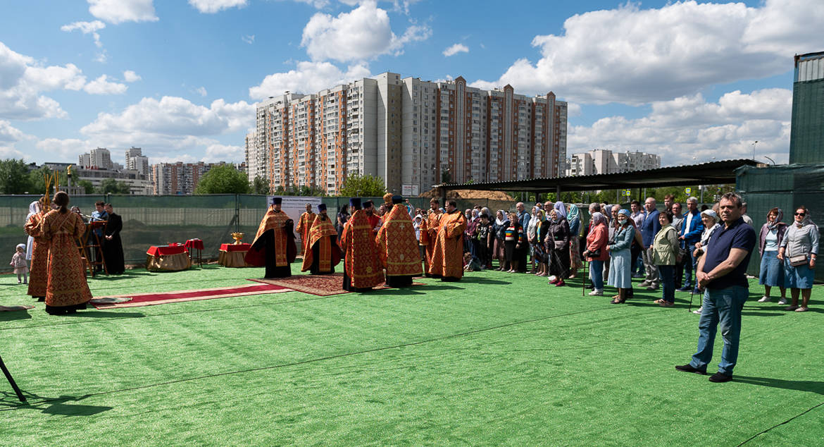 У православных жителей района Марьино будет свой храм святых Петра и Февронии