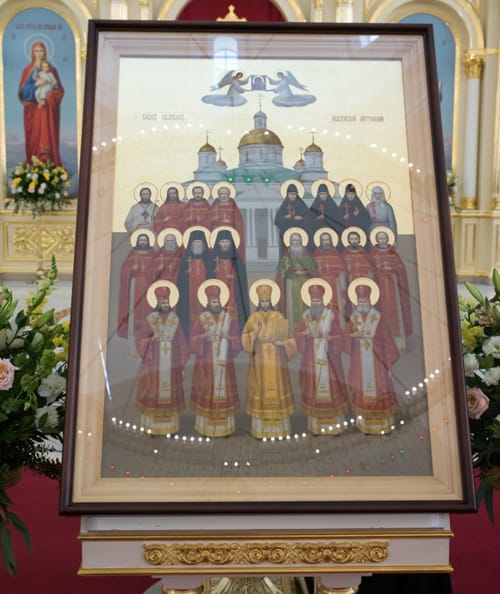 Написана первая икона Собора святых Пензенской митрополии