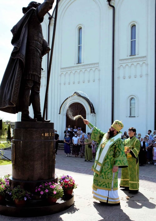 Открыт первый московский памятник святому князю Александру Невскому