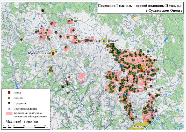30 найденных поселений подтвердили политическое лидерство на Руси Владимиро-Суздальской земли в XII веке